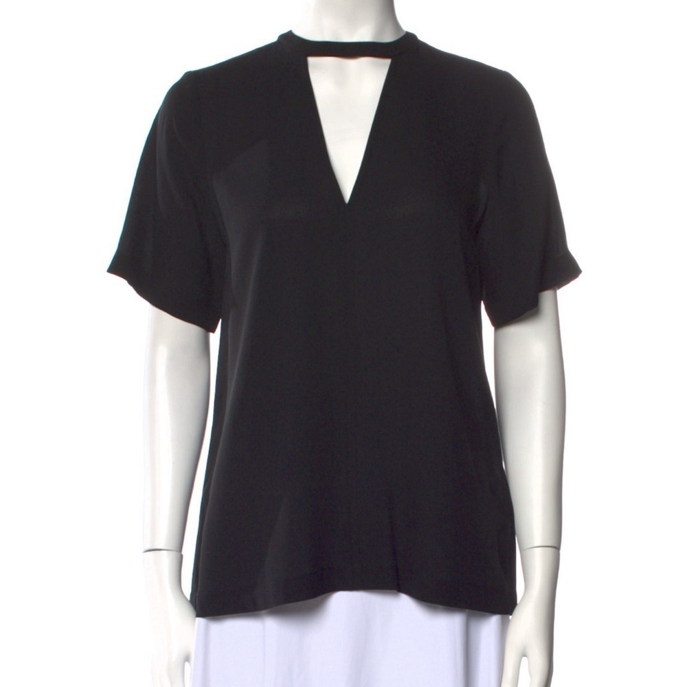 A.L.C. Silk V-Neck T-Shirt Size: XS